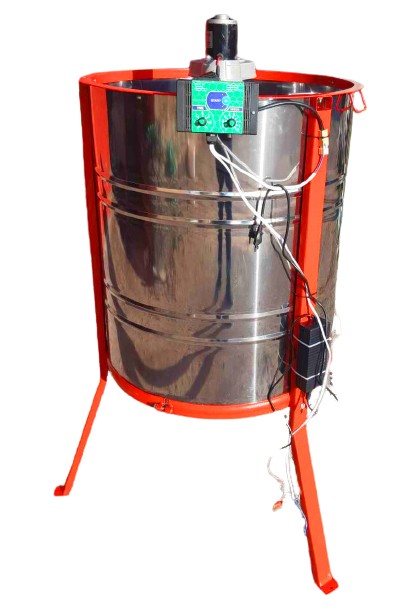 Медогонка 4-х рамкова в зборі, поворотна, бак нержавіючий (М5009)