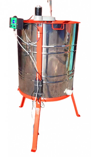 Медогонка 4-х рамкова в зборі, поворотна, бак нержавіючий (М5009)