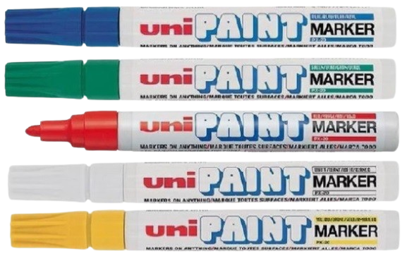 Маркер MITSUBISHI UNI PAINT для мітки маток на масляній основі