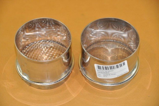 Фільтр на банку, нержавіюча сталь