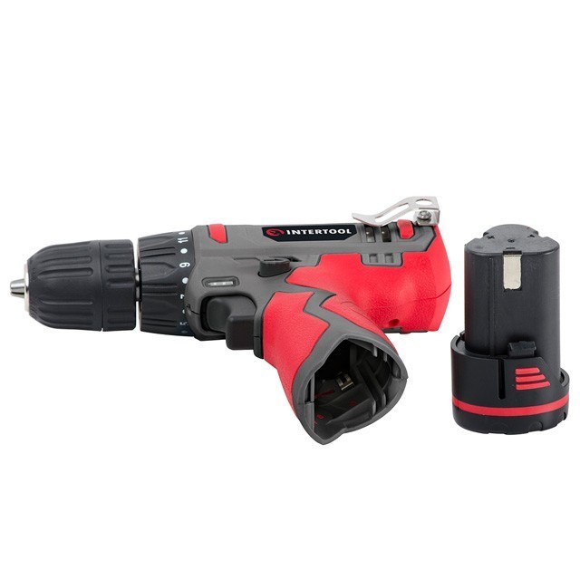 Дриль-шуруповерт акумуляторний INTERTOOL DT-0310 Li-Ion, 12В, 30 Нм Дриль-шуруповерт акумуляторний INTERTOOL DT-0310 Li-Ion, 12В, 30 Нм