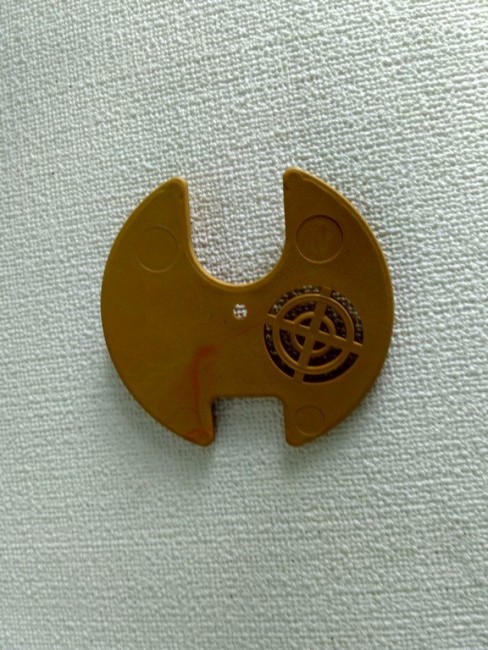 Льотковий загороджувач круглий (пластик) D=80 із фіксатором