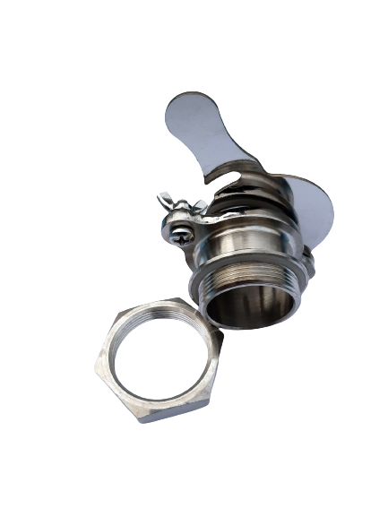 Кран для медогонки з нержавіючої сталі D=45 мм