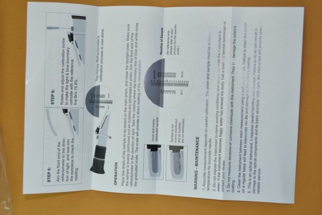 Рефрактометр для меду з калібрувальною оливою