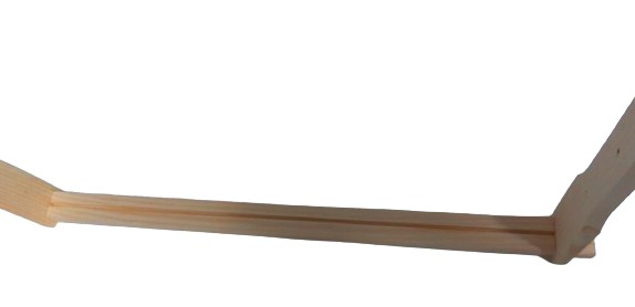 Заготовка для рамки 'Дадан' сосна (з вибіркою) з отворами в бічних планках, єврозамок