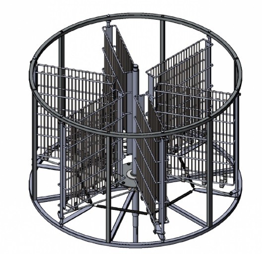 Медогонка 6-рамкова автоматична під рамку "Дадан" привід ремінний 6АВN