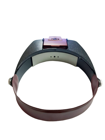 Лупа бінокулярна налобна з підсвічуванням для матководів