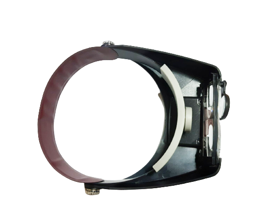 Лупа бінокулярна налобна з підсвічуванням для матководів