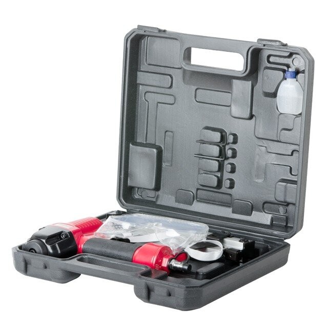Степлер пневматичний комбінований під скобу та цвяхи INTERTOOL PT-1612