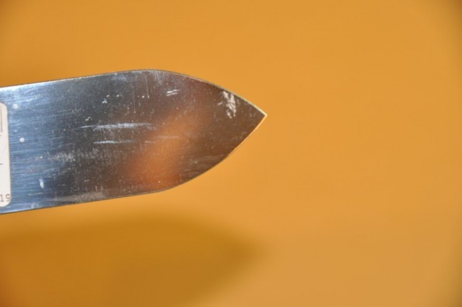 Ніж пасічний 150, нержавіюча сталь (широкий)