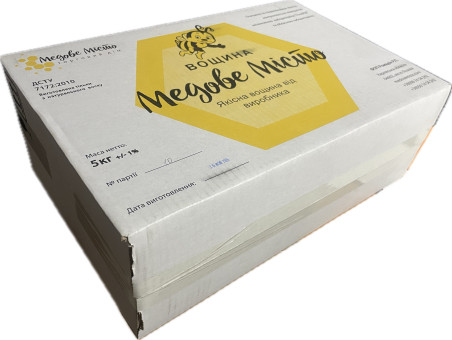 Вощина Медове місто «Дадан» катана 5 кг