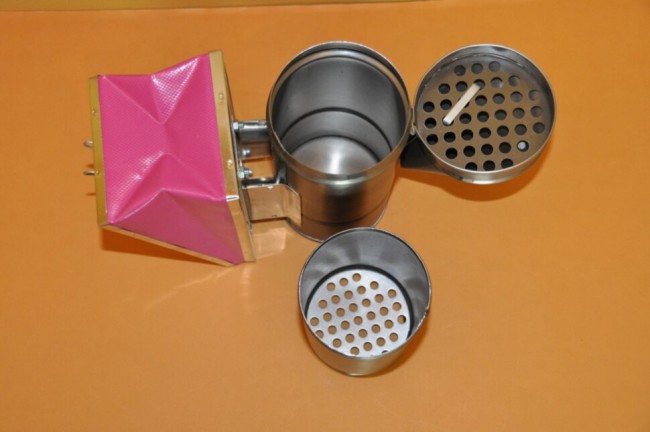 Димар із зворотним клапаном та знімним хутром, сталь