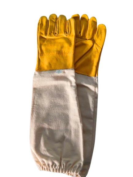 Рукавички бджоляра, шкіра