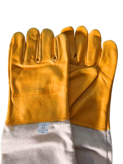 Рукавички бджоляра, шкіра