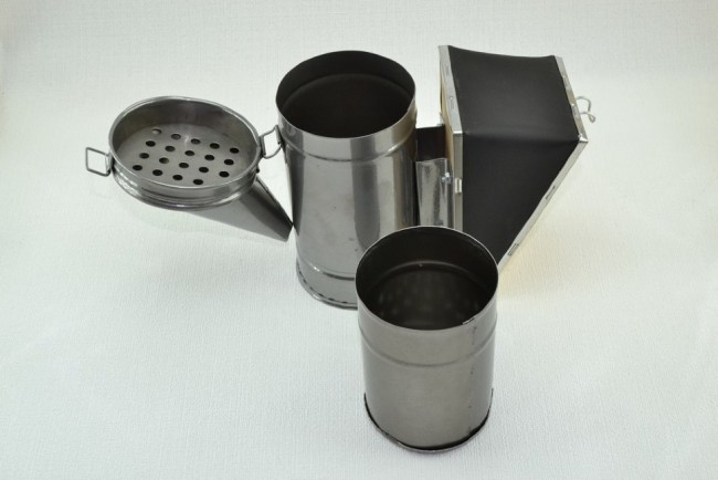 Димар зі знімним хутром, сталь з порошковим покриттям