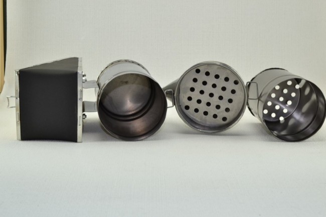 Димар зі знімним хутром, сталь з порошковим покриттям