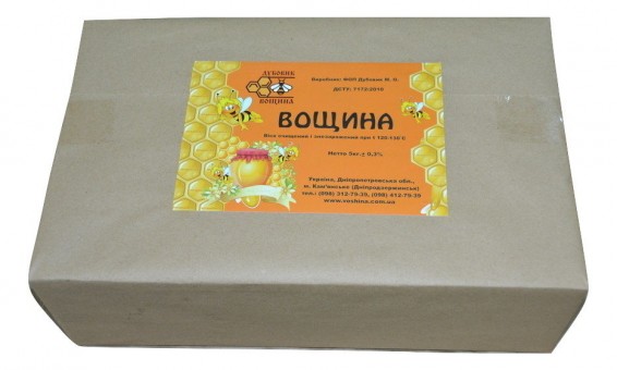 Вощина Дубовик 'Дадан' упаковка 5 кг