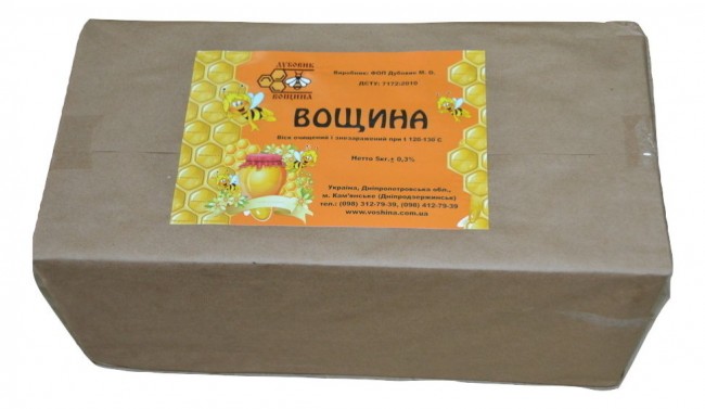 Вощина Дубовик 'Рута' упаковка 5 кг