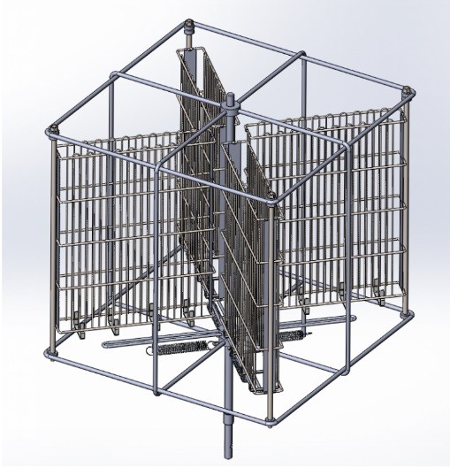 Медогонка 4-рамкова автоматична, Ø 800 мм М8003